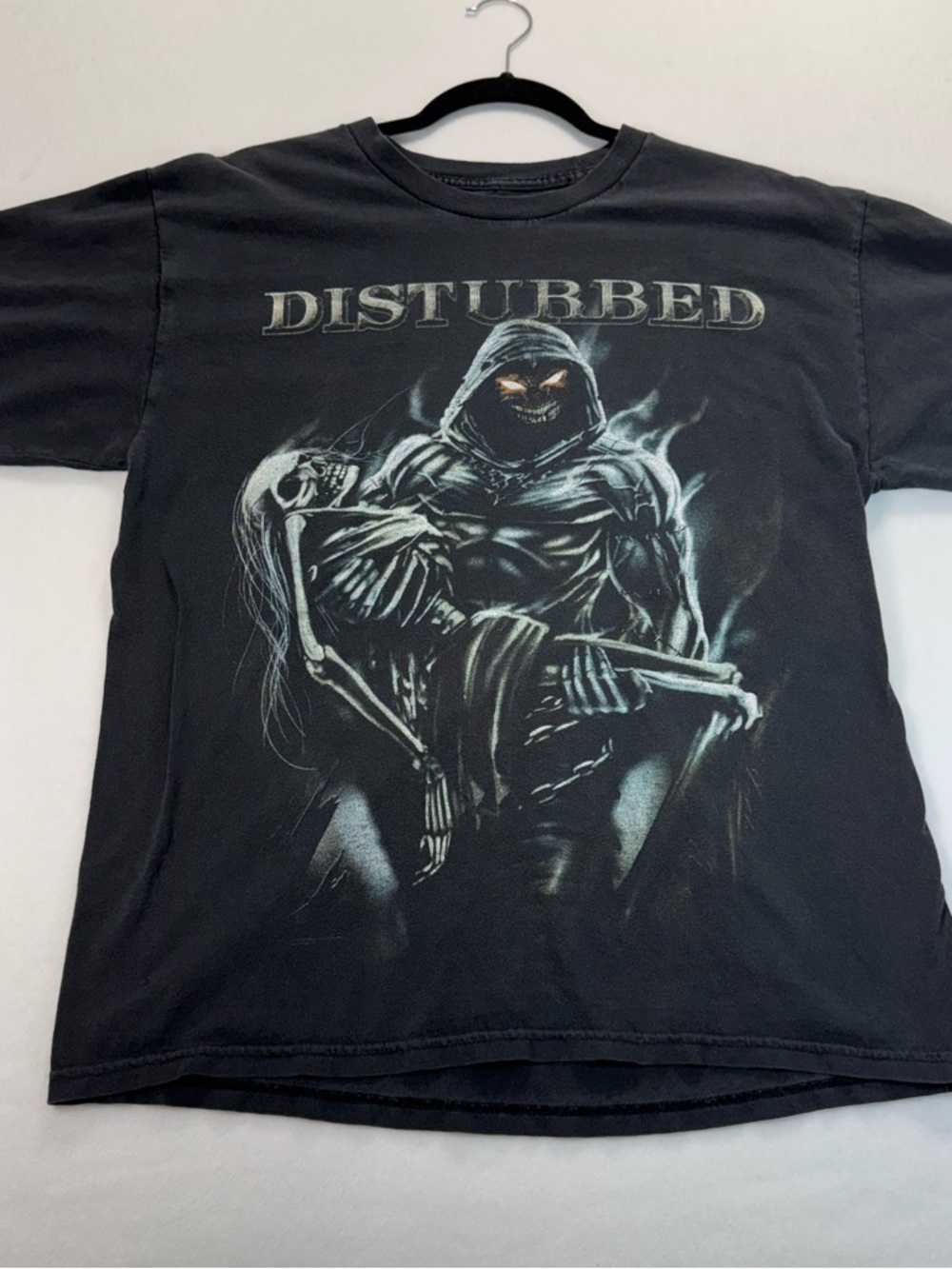 Vintage “DISTURBED”Graphic Band Tee - Black